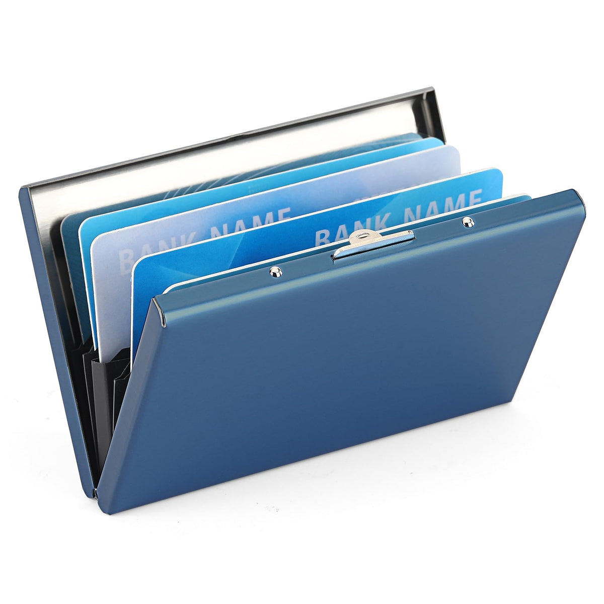 Credit Card Holder Wallet Stainless Steel Card Case RFID Blocking