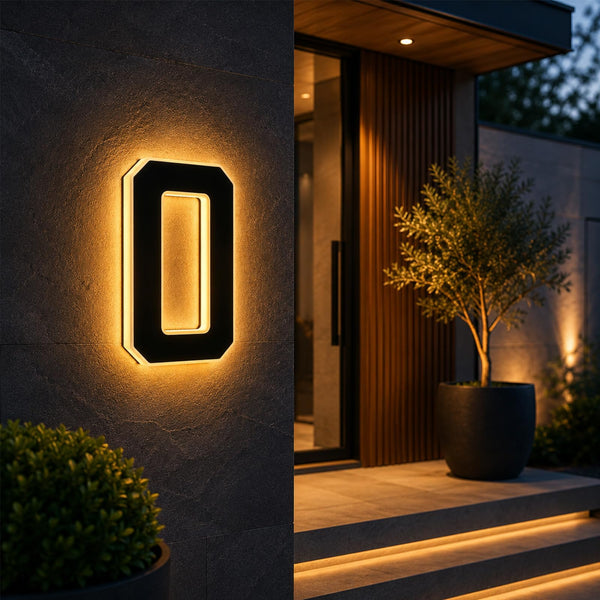 Solar House Numbers For Outside