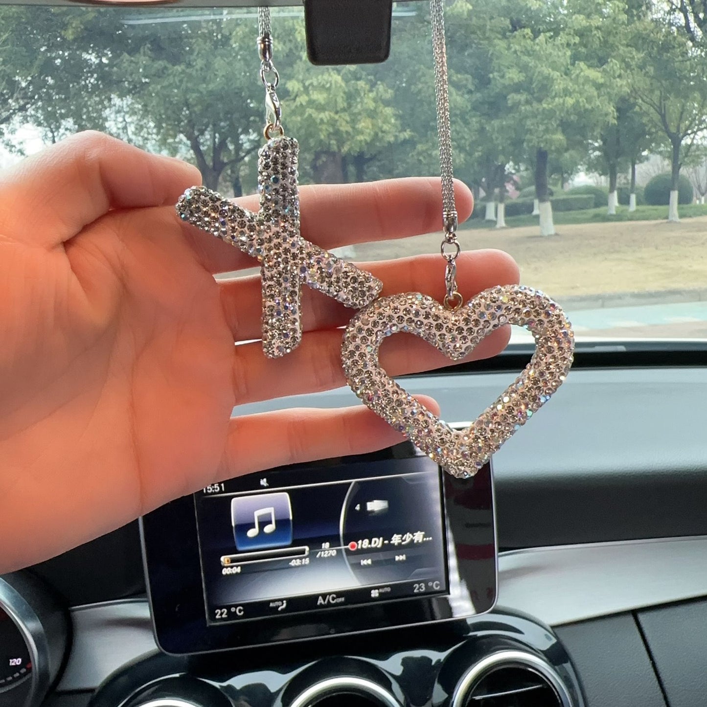 ling Heart Car Hanging Accessories