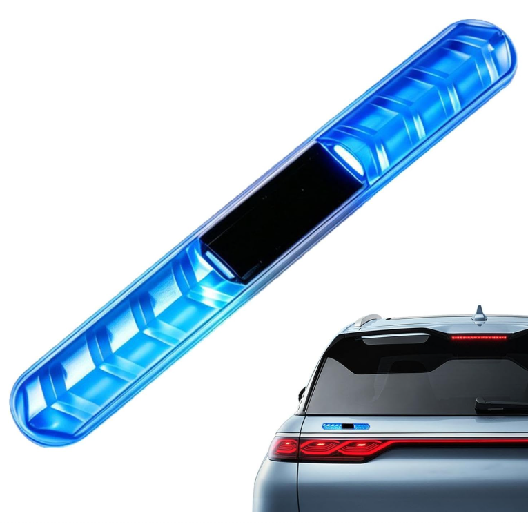 Solar-Powered 5-Color Automatic-Switching LED Strobe Light
