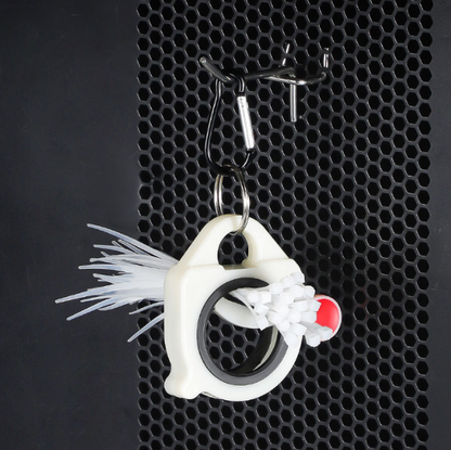 Portable White Nylon Cable Tie Organizer