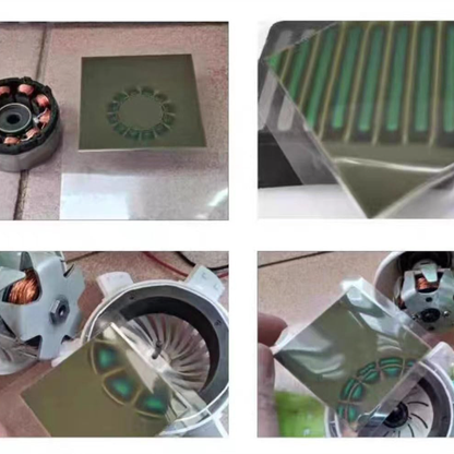 Green Magnetic Field Visualization Film