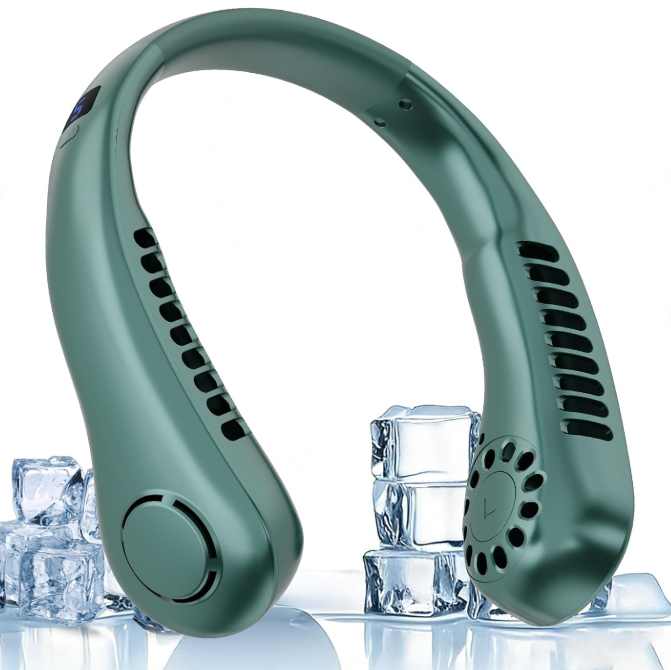 USB Rechargeable Hands Free 360° Cooling  Portable Neck Fan