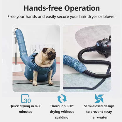 Dog Drying Bag , Suit for Small, Medium & Large Dogs and Cats