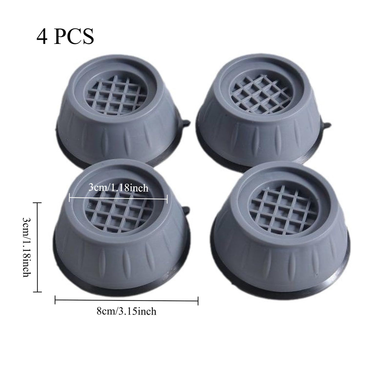 4 Pcs Anti Vibration Rubber Feet Pads