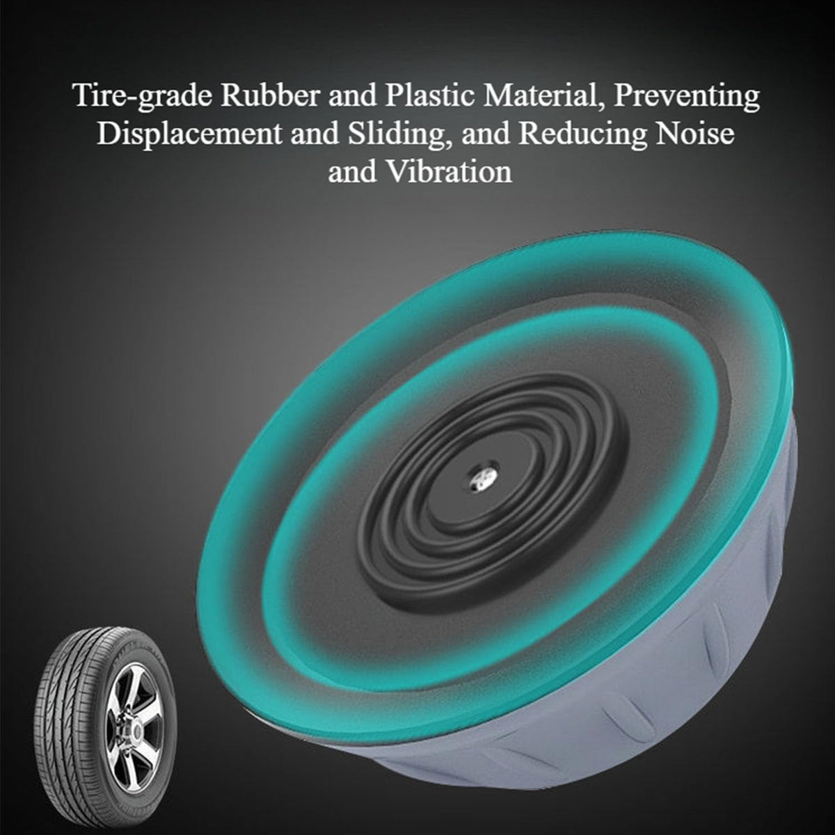 4 Pcs Anti Vibration Rubber Feet Pads