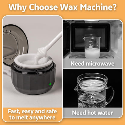 Mini Wax Heater Hair Removal Kit