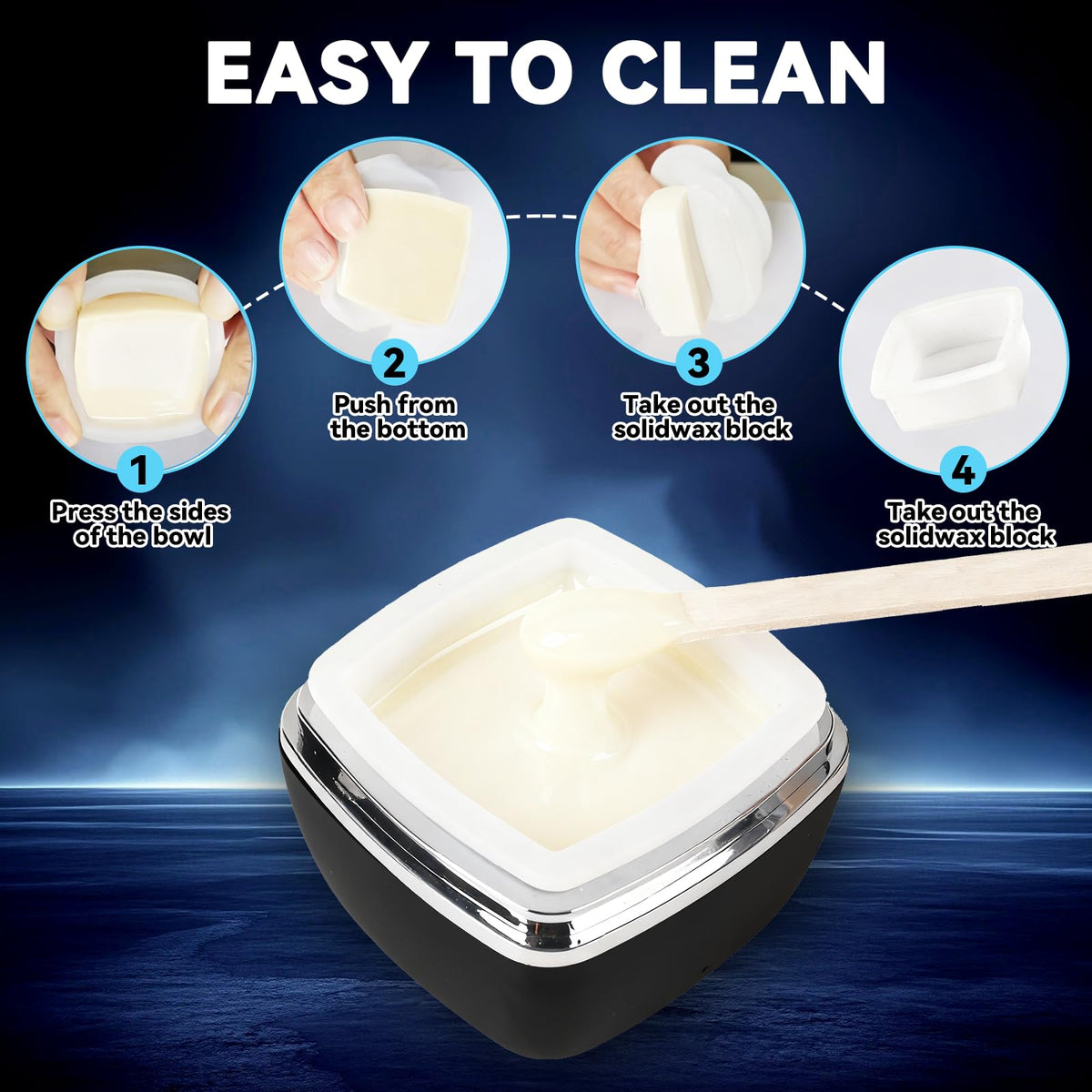 Portable Ear Nose Hair Waxing Kit for Men and Women