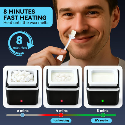 Portable Ear Nose Hair Waxing Kit for Men and Women