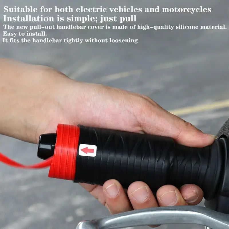 Universal Anti-slip Silicone Handlebar Grips and Brake Lever Covers
