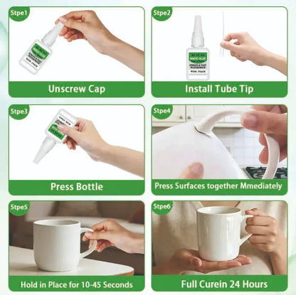 Magic Fast-Setting Super Glue, Waterproof Strong Adhesive