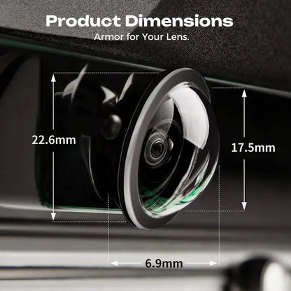 8Pcs Car Camera Lens Protector,  Anti-Scratch Waterproof