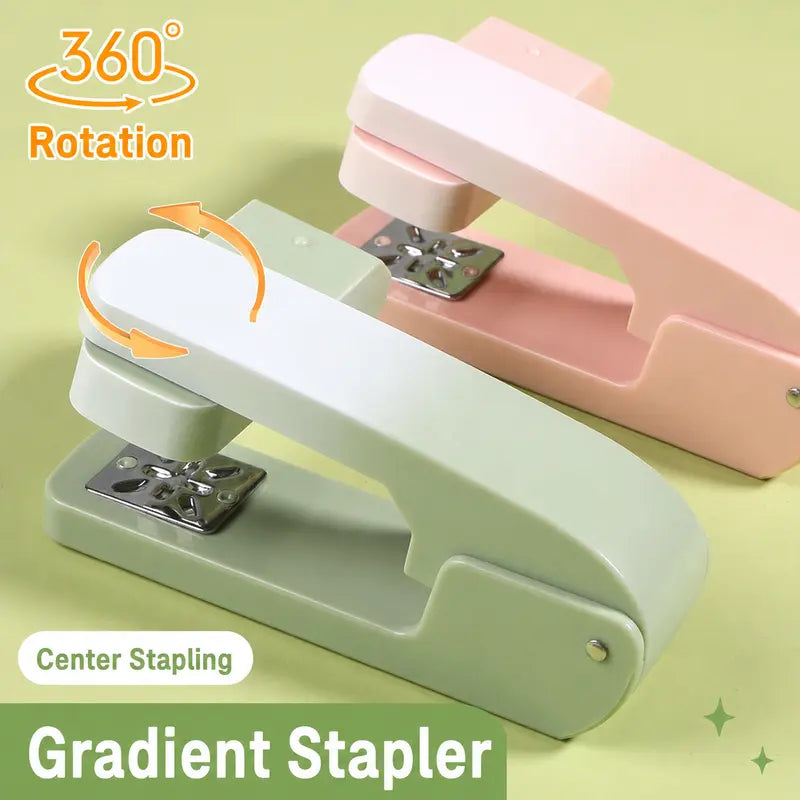 Rotating Swing Arm Stapler - 360 Degree Long Reach Stapler