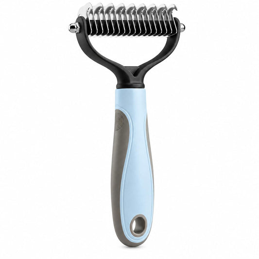 Double-Sided Deshedding Comb for Dogs and Cats