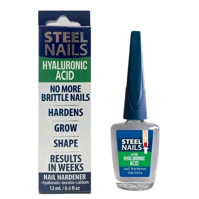 12ml Steel Nail Strengthener - Nail Aid Manicure for Soft, Brittle Nails