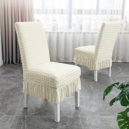 Chair Slipcovers with Skirt for Hotel Home Decor