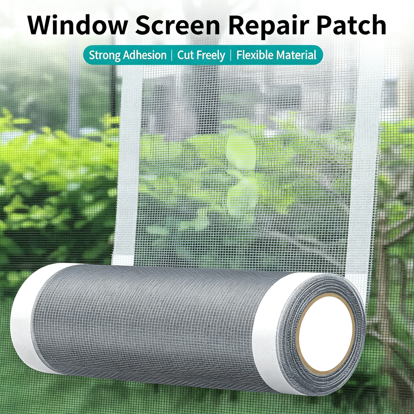 Self-Adhesive Anti-Insect Window Screen Repair Patch
