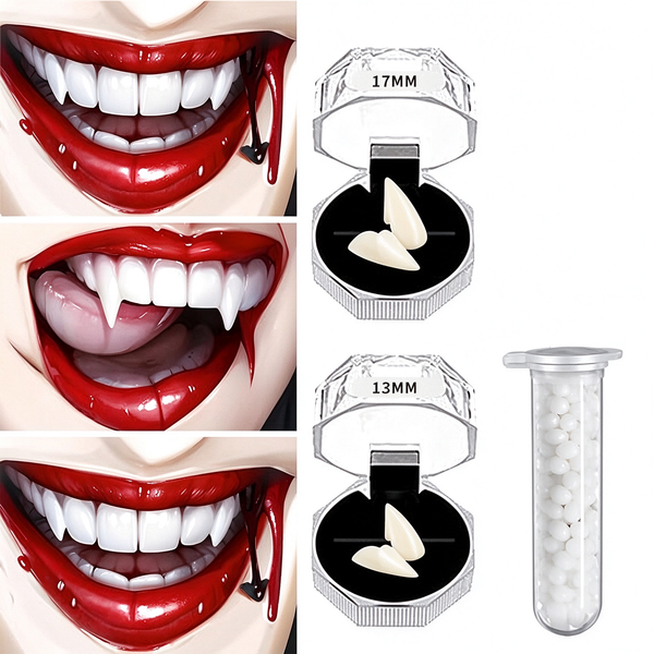 5PCS Halloween Vampire Fangs Costume Set