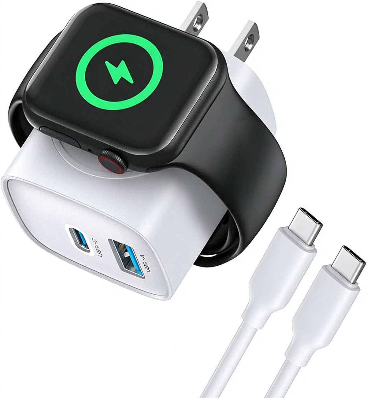 3-in-1 USB C Charger - 23W Charger for Apple Watch