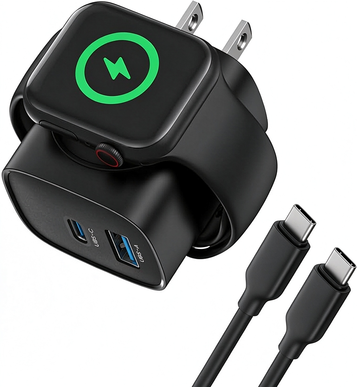 3-in-1 USB C Charger - 23W Charger for Apple Watch