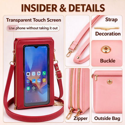 Cell Cross Body Purses Mini Shoulder Handbags Zipper Crossbody Bags