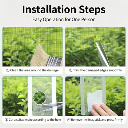 Self-Adhesive Anti-Insect Window Screen Repair Patch
