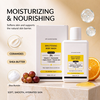 Glowing Skin VC Bodywash | Helps to Reduce Fades Dark Spots, Evens out Skin Tone