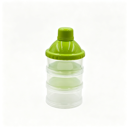 Portable 3-Layer Stackable Milk Powder Container