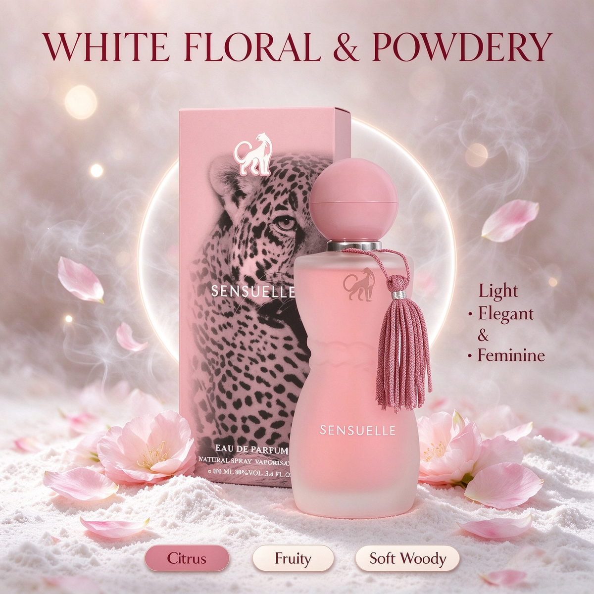 Women's Perfume Eau de Parfum Mandarin Jasmine Musk Fragrance – 75 ml