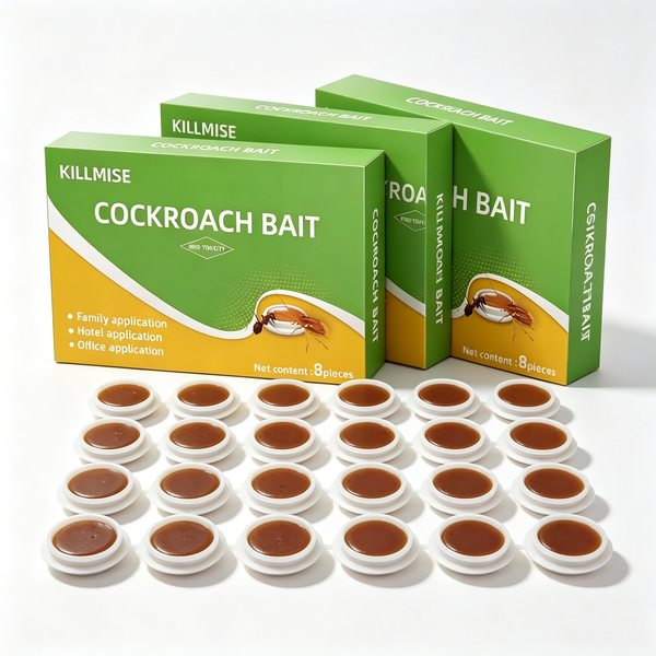 Cockroach-Luring Bait & Insecticide Patches – 3 Boxes (24 Pieces)