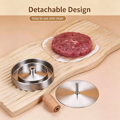 Stainless Steel Hamburger Patty Press