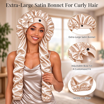Women's No-Slip Satin Sleep Cap - Haircare Hair Styling Cap