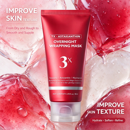 Astaxanthin Overnight Wrapping Peel-Off Mask with Brush, 80ml