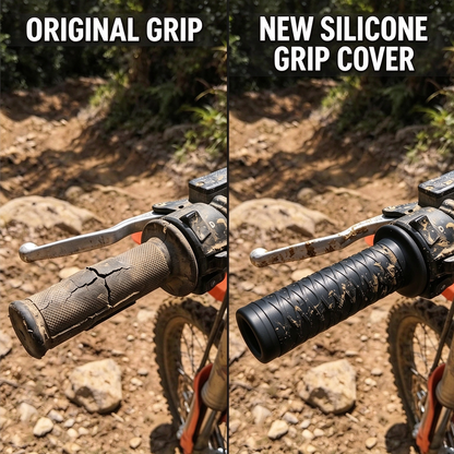 Universal Anti-slip Silicone Handlebar Grips and Brake Lever Covers