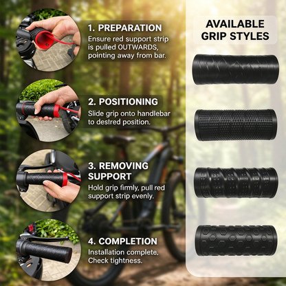 Universal Anti-slip Silicone Handlebar Grips and Brake Lever Covers