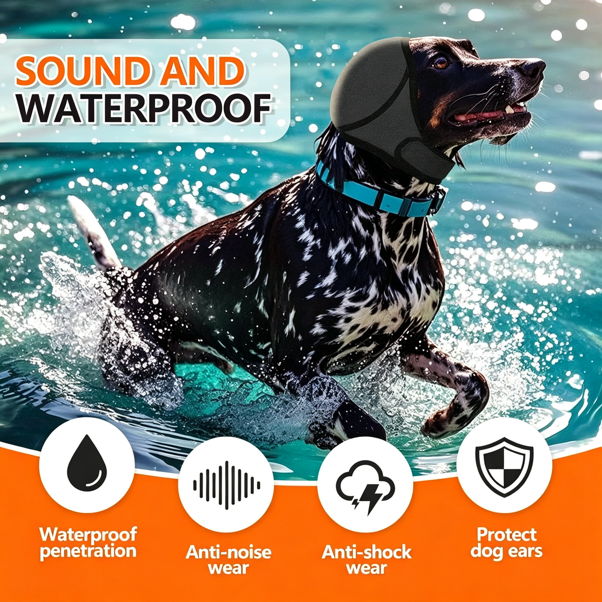 Dog Earmuffs - Shock-absorbing Earmuffs - Reduce Noise And Anxiety