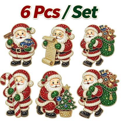 6-Pcs DIY Pearl and Diamond Painting Fridge Magnet Craft Set