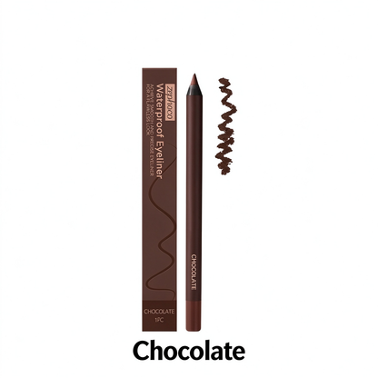 Eyeliner Pencil, 24 HR Waterproof Eyeliner Duo Sharpenable Eye Pencil