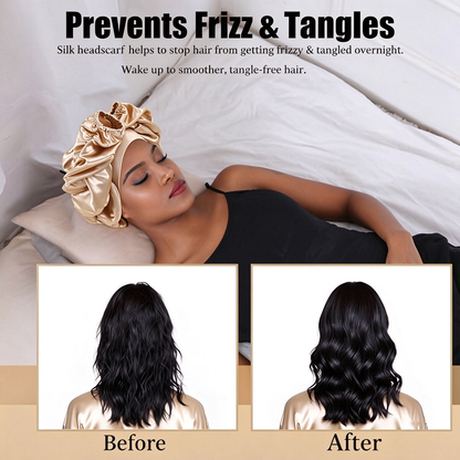 Women's No-Slip Satin Sleep Cap - Haircare Hair Styling Cap