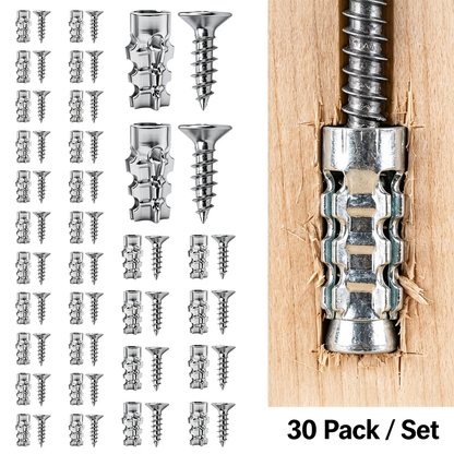 60Pcs Millimeters Hinge Repair Screws Set -High-Strength Hinge Fixers