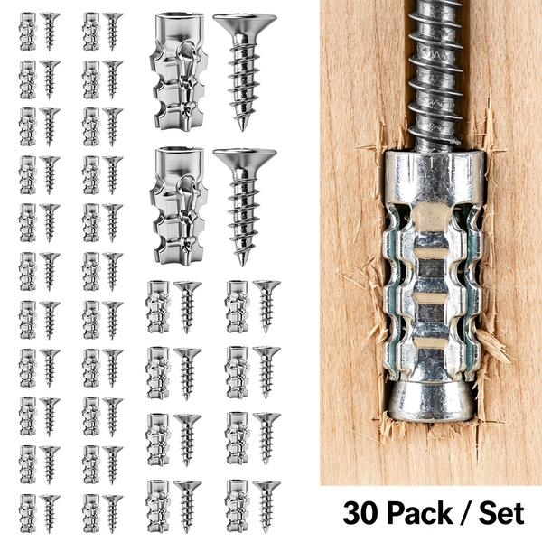 60Pcs Millimeters Hinge Repair Screws Set -High-Strength Hinge Fixers