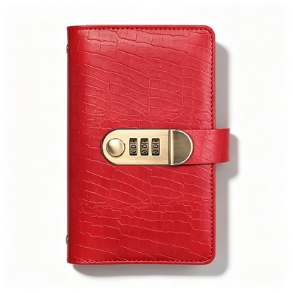 Banknote Collection Album With Combination Lock - Made Of Premium PU Leather