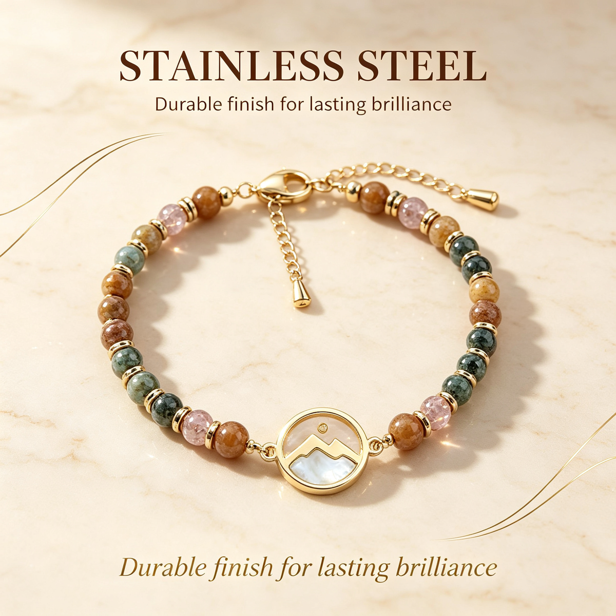 Golden Mustard Seed Bracelet For Women - Inspirational Religious Gift