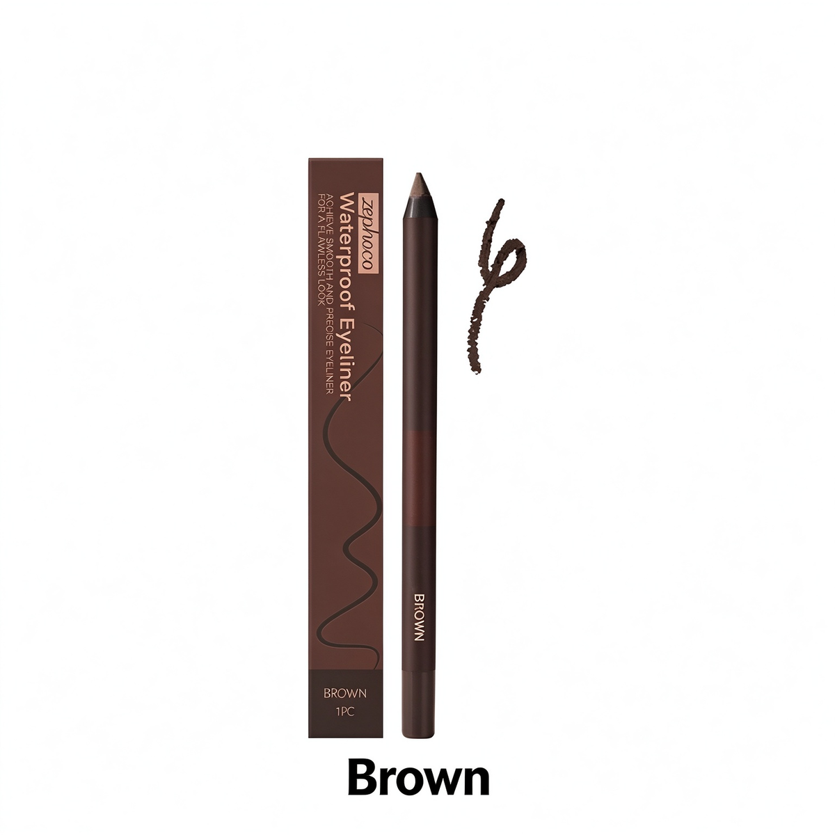 Eyeliner Pencil, 24 HR Waterproof Eyeliner Duo Sharpenable Eye Pencil