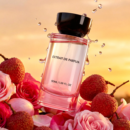 Rose Peony Cocoa Blossom, Elegant Patchouli, Long Lasting Spring Fall Perfume, 50ml