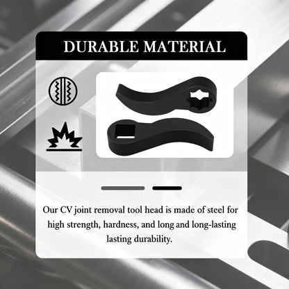 2-Pcs Pry Bar Wrench Adaptor Head