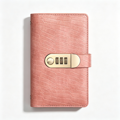 Banknote Collection Album With Combination Lock - Made Of Premium PU Leather