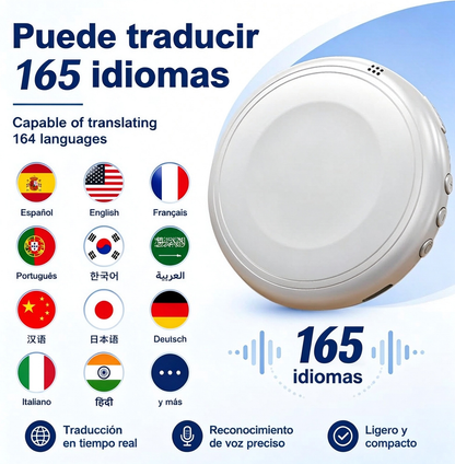 Wireless Language  Translator Device, 165 Languages  Practice & Everyday Communication