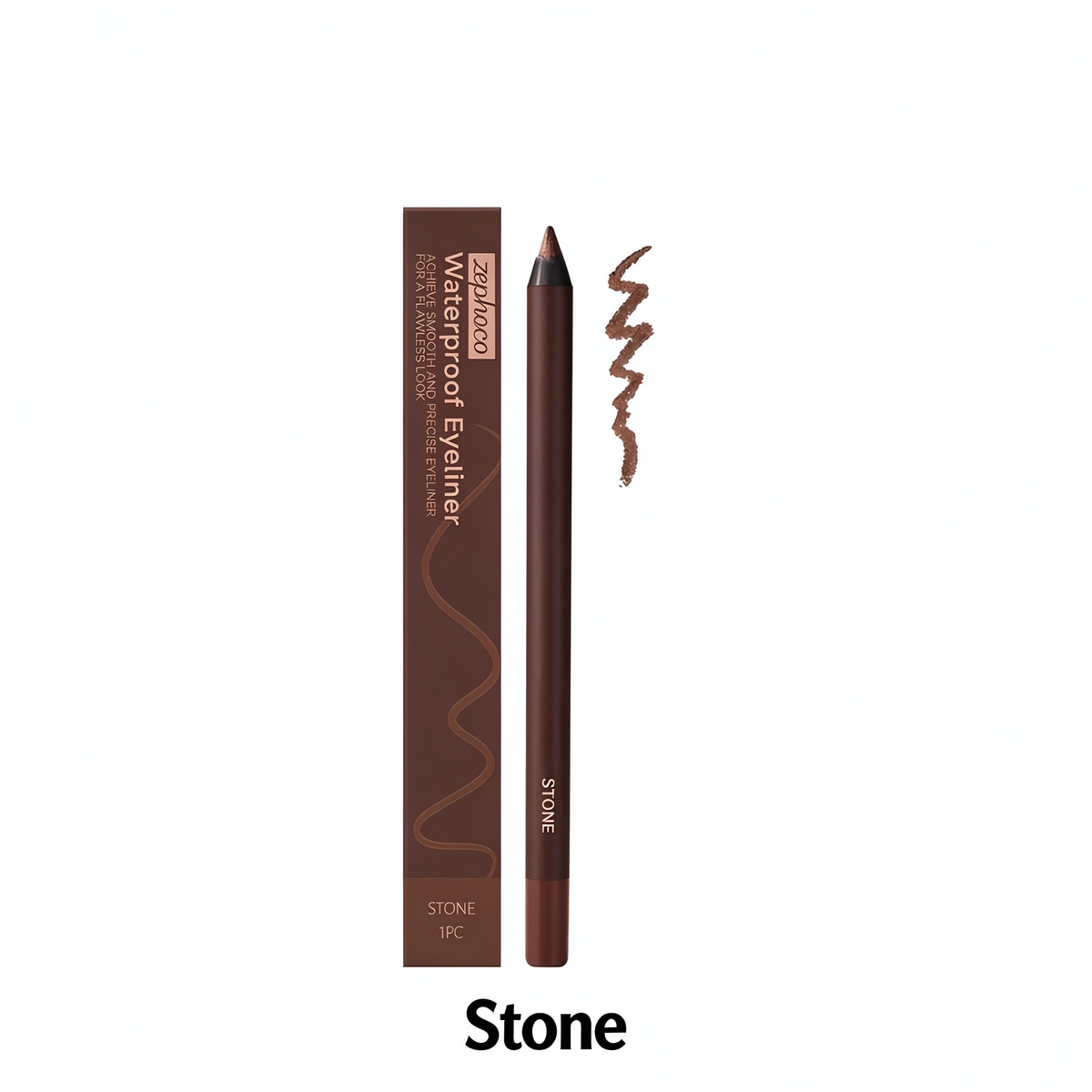 Eyeliner Pencil, 24 HR Waterproof Eyeliner Duo Sharpenable Eye Pencil