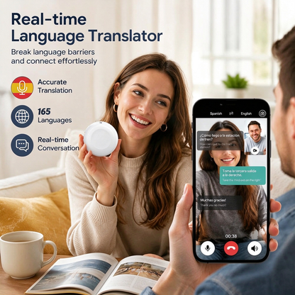 Wireless Language  Translator Device, 165 Languages  Practice & Everyday Communication